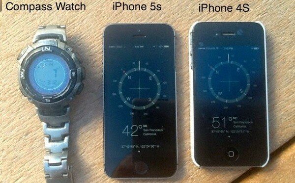 iPhone 5S compass